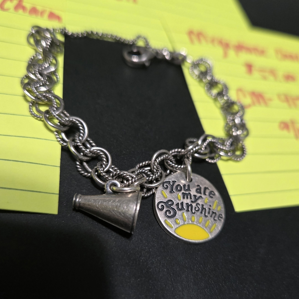 James Avery Cheer Charm Bracelet